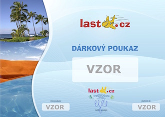 Vzor dárkového poukazu LAST.CZ